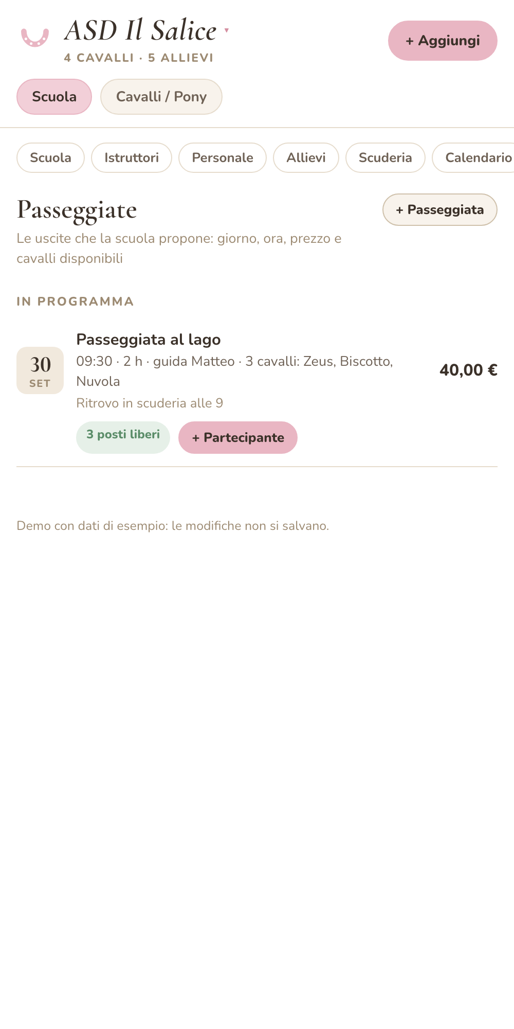 Passeggiate